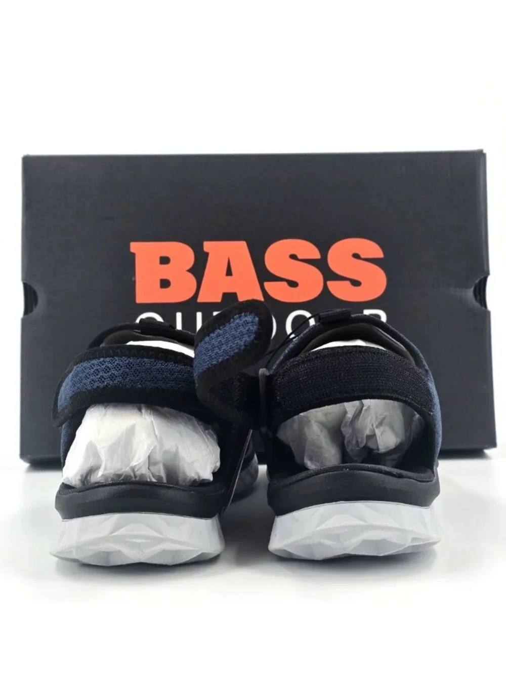 BASS OUTDOOR Men's Hex Action Hiking Shoes Traction Sole Size 9 Majorica Blue